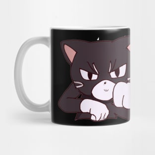 BOXING BLACK CAT Mug